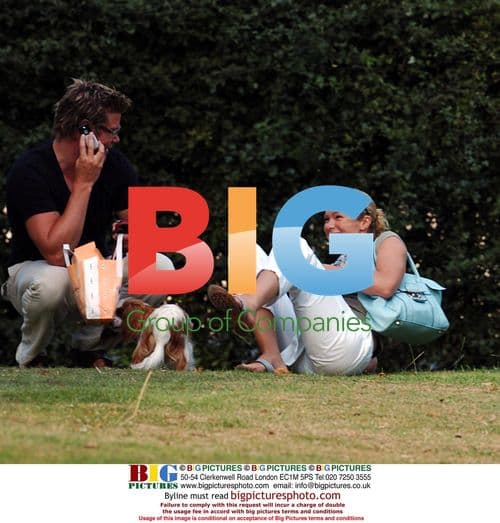 Nell McAndrew and Phil T in Park