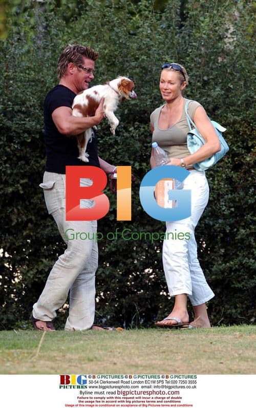 Nell McAndrew and Phil T Sunbathing in Regents Park