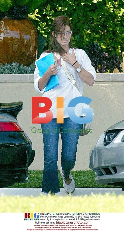Sandra Bullock Leaving Hotel in Beverly Hills