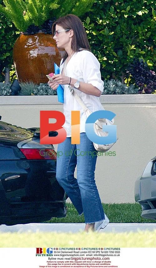 Sandra Bullock Leaving Hotel