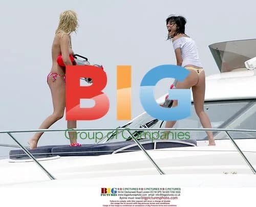 Glamour Models Michelle Marsh and Emma Davis Watergun Fun