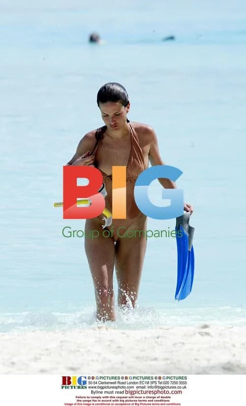 Sophie Anderton on Holiday in Mauritius