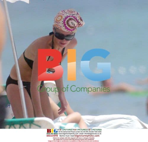 Nicole Appleton and Kate Thornton in Ibiza