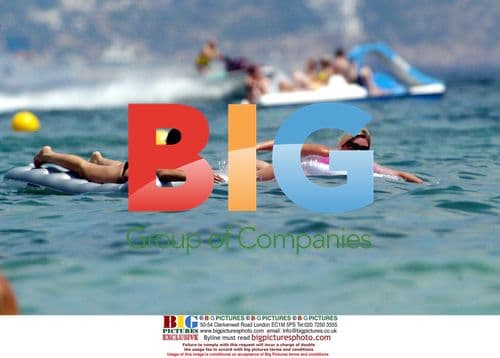 Nicole Appleton and Kate Thornton in Ibiza