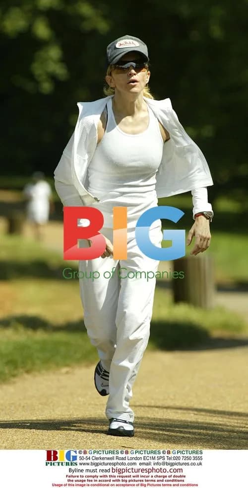 Madonna Jogging in London's Hyde Park