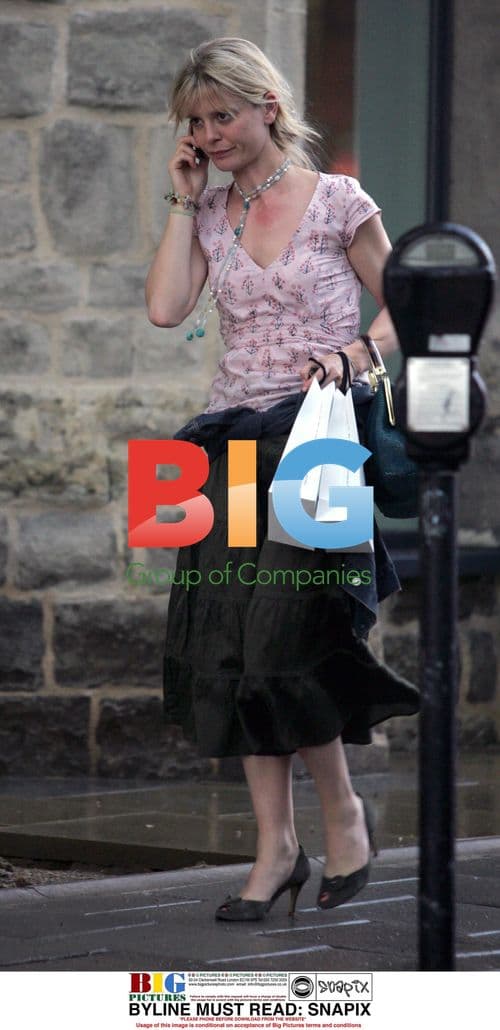 Emilia Fox Walking in Notting Hill