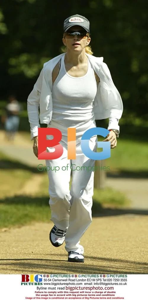 Madonna Jogging in London's Hyde Park