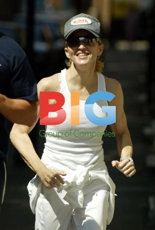 Madonna Jogging in London's Hyde Park