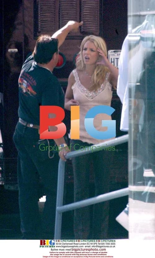 Britney Spears on Movie Set