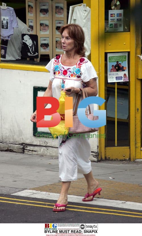 Shirley Anne Field Shopping in London