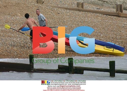 Fatboy Slim and Zoe Ball at Brighton Beach