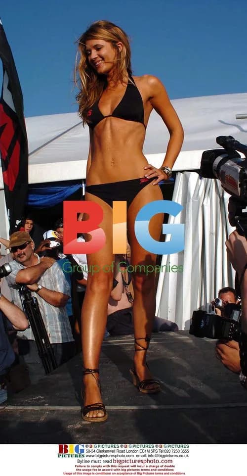 Becky Burrows at Boardmasters Surf Festival