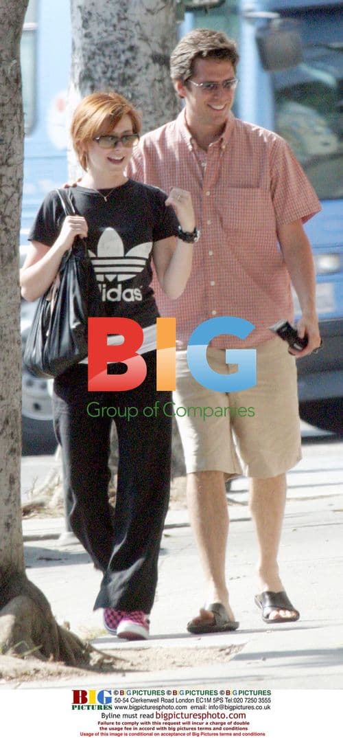 Alyson Hannigan and Alex Denisof Shopping in Santa Monica