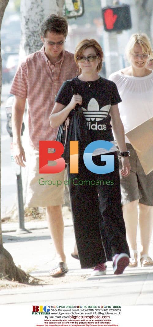 Alyson Hannigan and Alex Denisof Shopping in Santa Monica