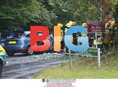 Serious Car Crash Near Beckham's Home