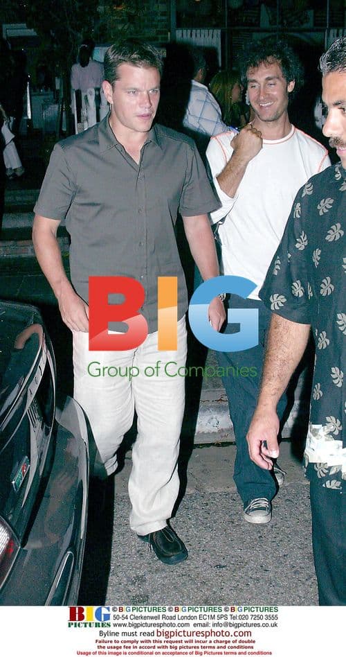 Matt Damon and Doug Liman leave The Ivy