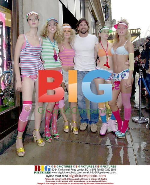 Pat Rafter Launches Bonds Underwear in London