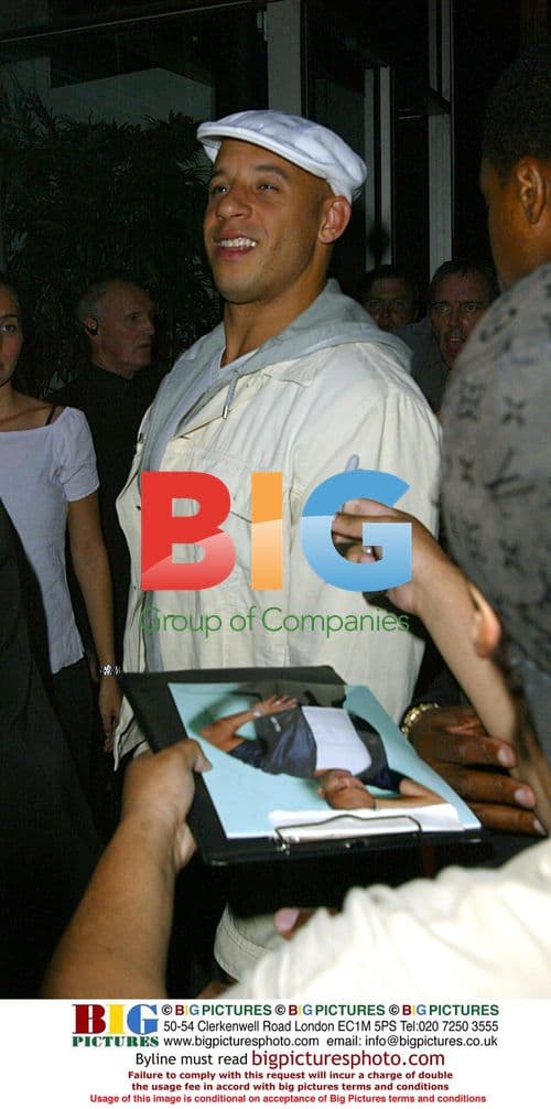 Vin Diesel at 'The Chronicles of Riddick' Party