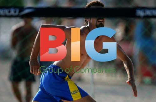Brazilian volleyball team practises in Athens