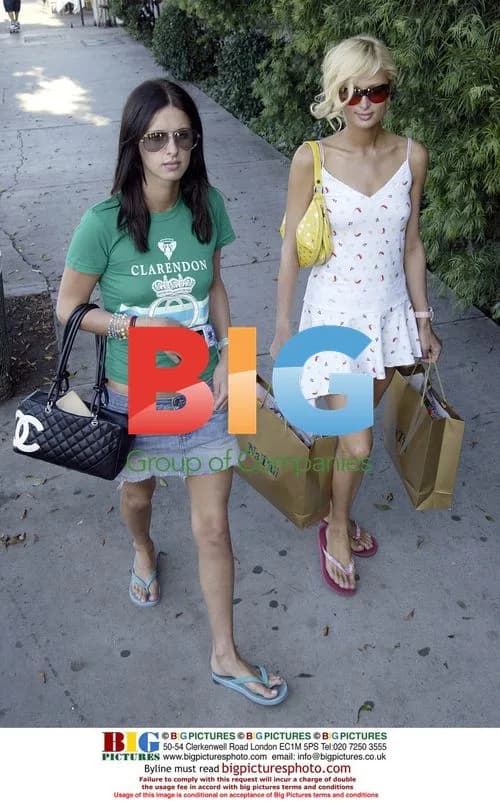 Paris Hilton Out Shopping with Sister Nicky