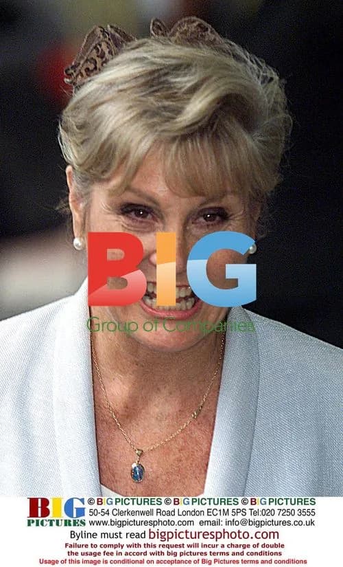 TV presenter Angela Rippon leaves Dorchester Hotel