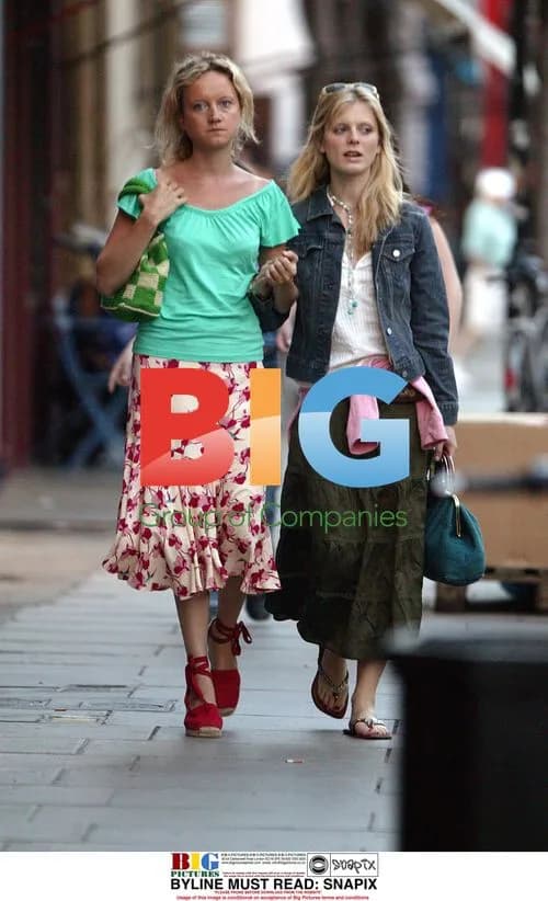 Emilia Fox Talks on Phone in London