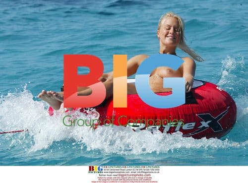 Glamour Model Anna Taverner Rides Donut