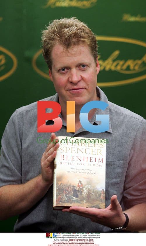 Earl Charles Spencer at Blenheim book launch