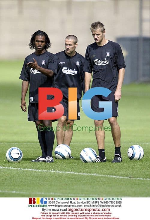 Michael Owen Training with Liverpool
