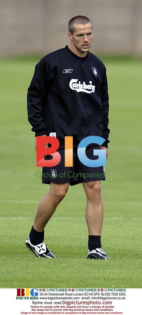 Michael Owen Light Training with Liverpool