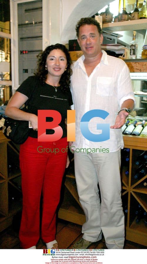 Tom Hanks Stops for Seafood in Rhodes