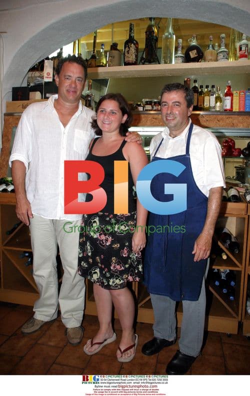 Tom Hanks Visits Greek Island