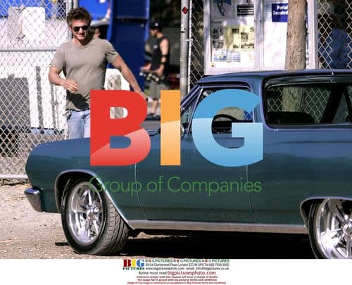 Sean Penn Drives Vintage El Camino