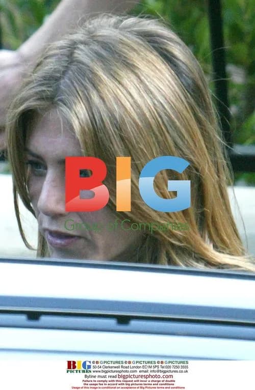 Aniston and Pitt Leave Party