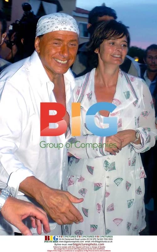 Tony Blair and Cherie with Berlusconi