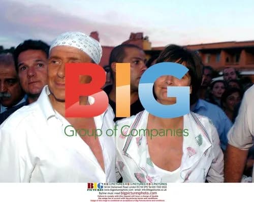 Tony Blair and Silvio Berlusconi in Italy