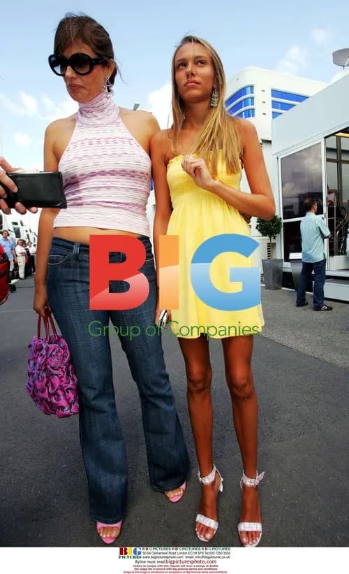 Slavica and Petra Ecclestone at Hungarian Grand Prix