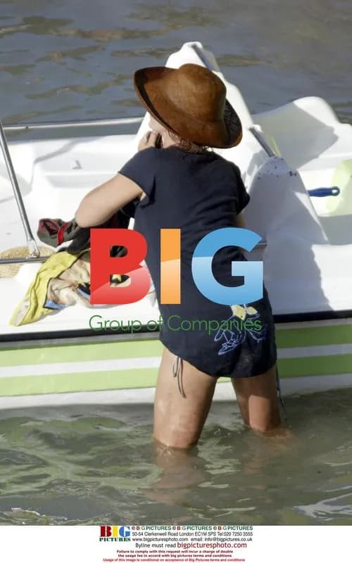 Sadie Frost and Family on Summer Holiday in Spain