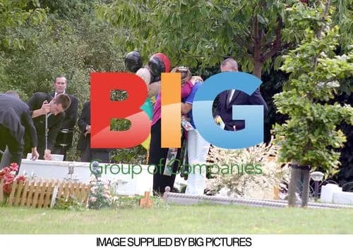 Andrew and Mary Wragg at son's funeral