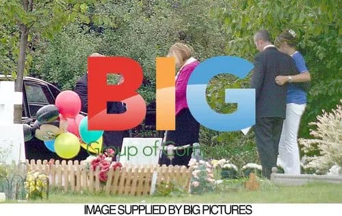 Andrew and Mary Wragg at son Jacob\'s funeral