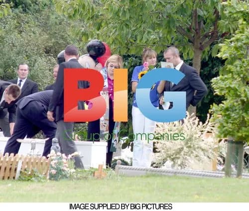 Andrew and Mary Wragg at son\'s funeral