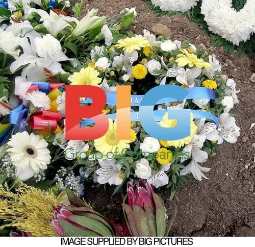 Andrew and Mary Wragg at funeral of son Jacob