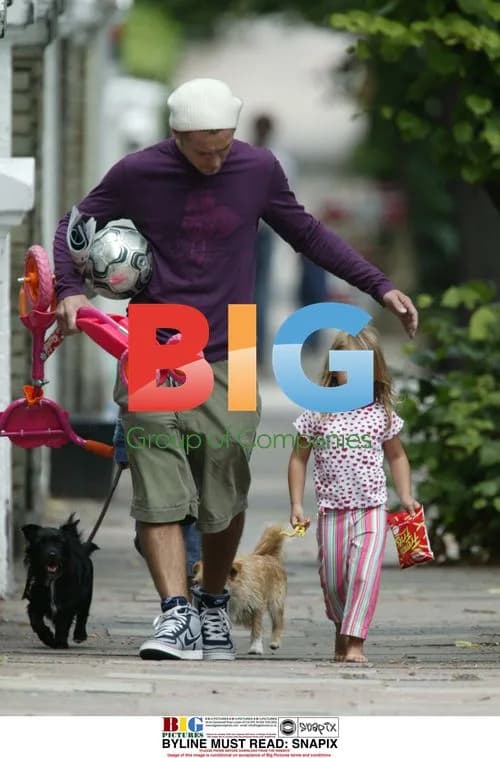 Jude Law with Kids Rafferty and Iris in London