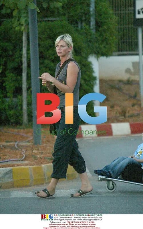 Zoe Ball Arrives in Spain