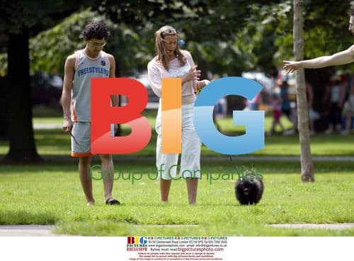 Charlotte Church and Kyle Johnson in Cardiff