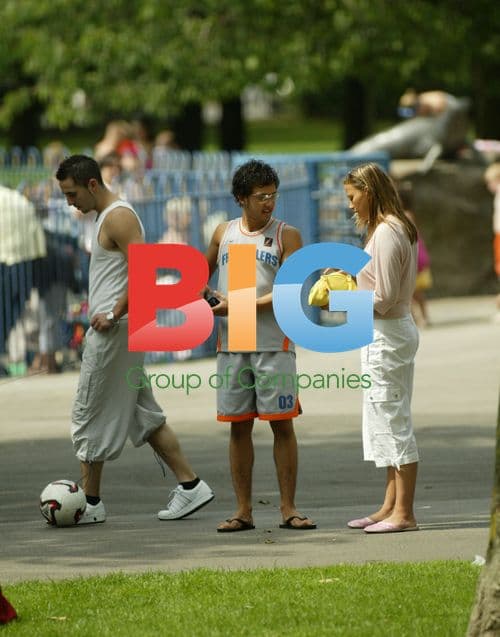 Charlotte Church and boyfriend enjoy park day