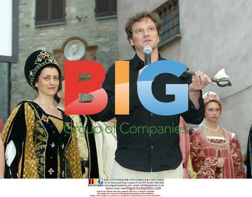 Colin Firth at Movie and Medieval Festival