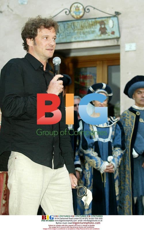 Colin Firth at Movie and Medieval Festival