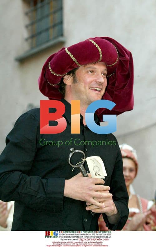 Colin Firth at Movie and Medieval Festival