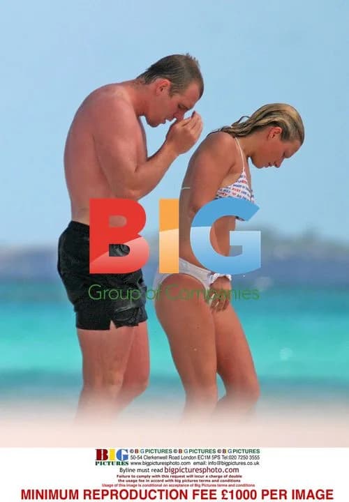 Zara Phillips and Mike Tindall on Bahamas Vacation